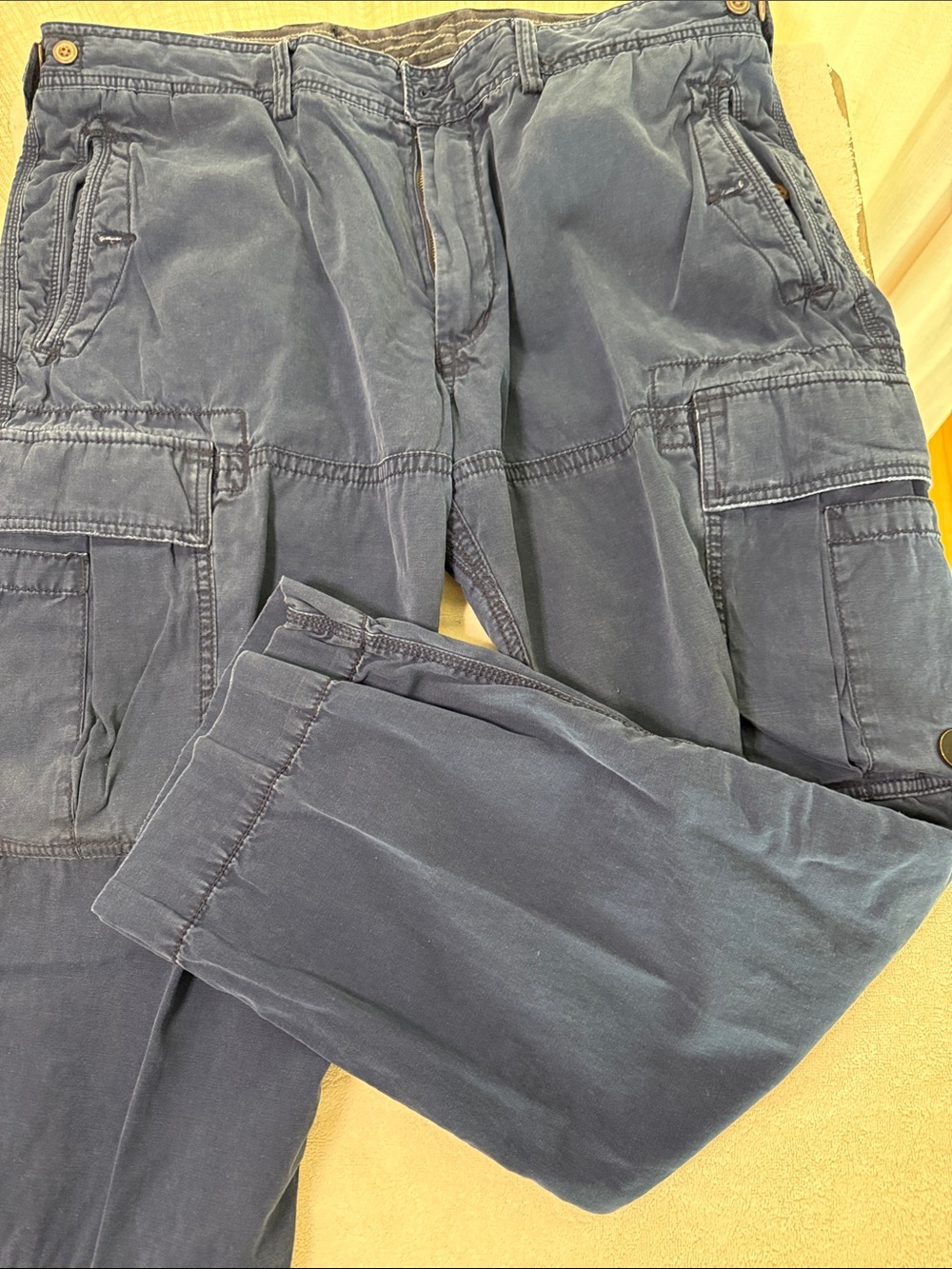 Polo by Ralph Lauren Navy Cargo Pants - Deep Blue Utility Style